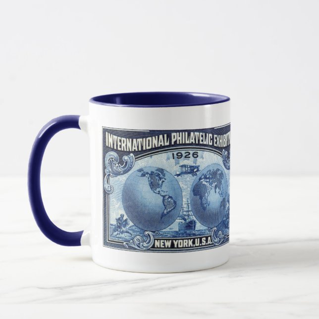 1926 International Philatelic Expo New York Mug (Left)