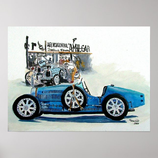 1927 35c Racer Poster (Front)