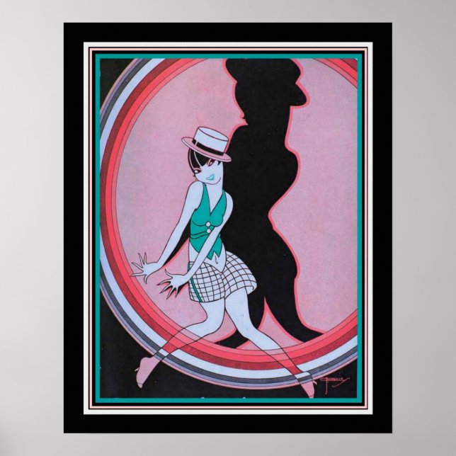 1927 Art Deco "Spotlight" print 16x20 (Front)