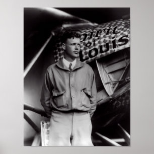 1927 CHARLES LINDBERGH POSTER