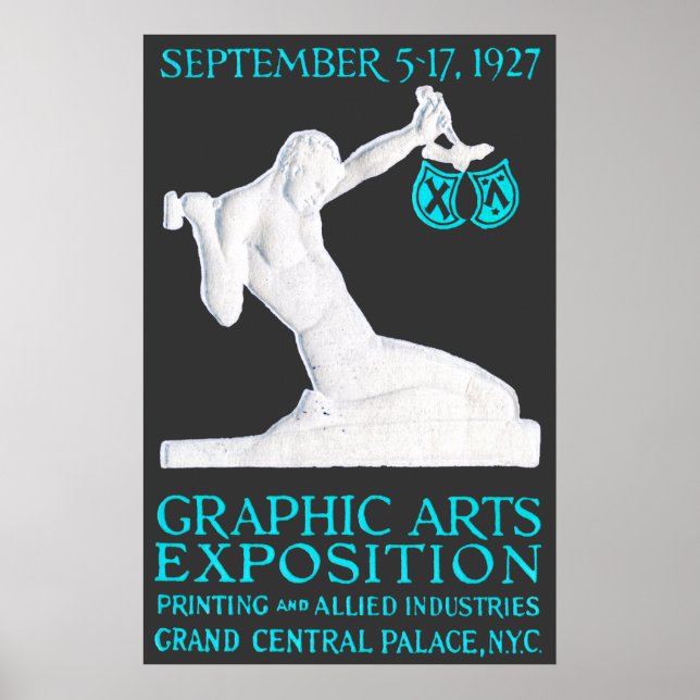 1927 Graphic Arts Expo Poster (Front)