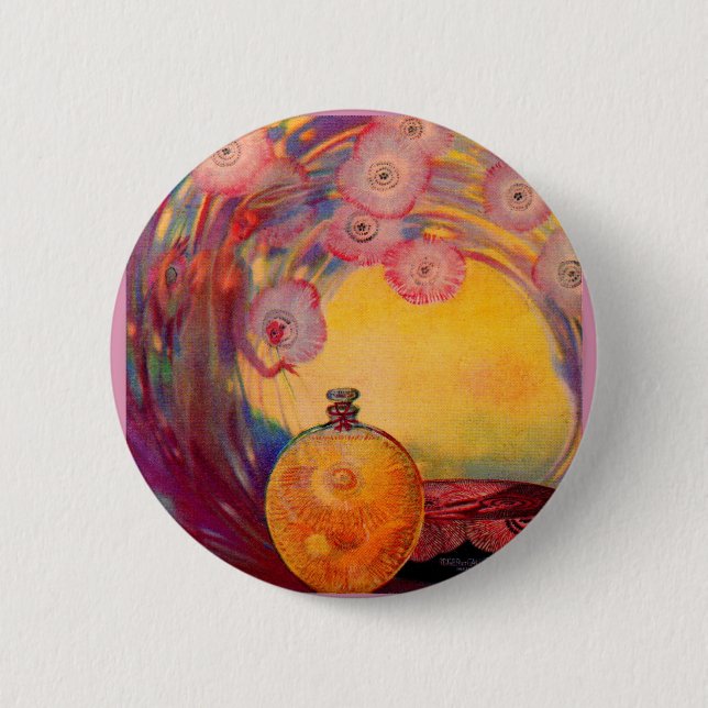 1927 Roger & Gallet perfume ad 6 Cm Round Badge (Front)