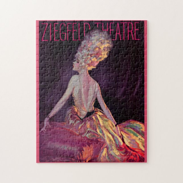 1927 Ziegfeld Theatre cover art Jigsaw Puzzle (Vertical)
