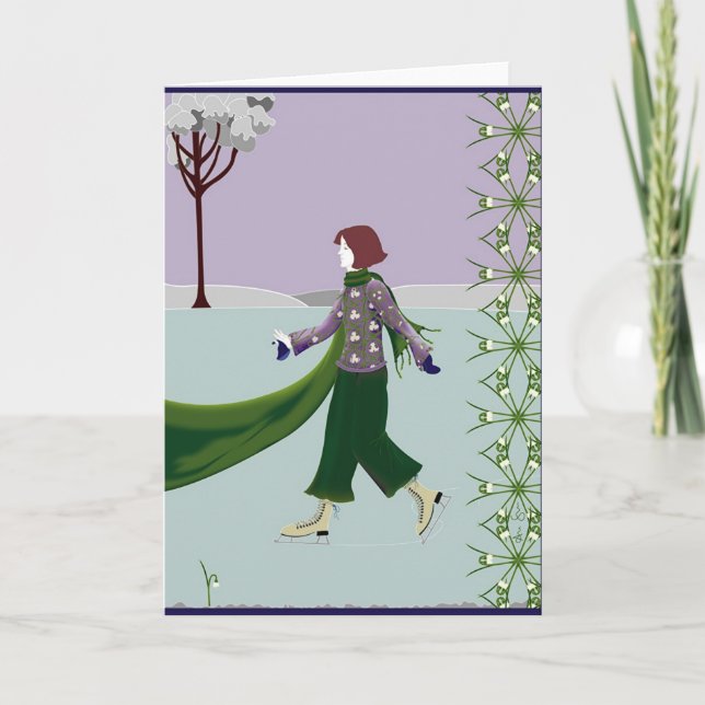 1927ICESKATING CARD (Front)