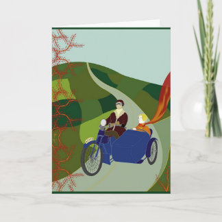 '1927MOTORCYCLING' CARD