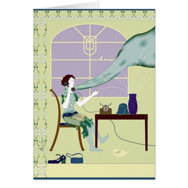 '1927TELEPHONING'  (Front)