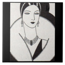 1928 art deco woman