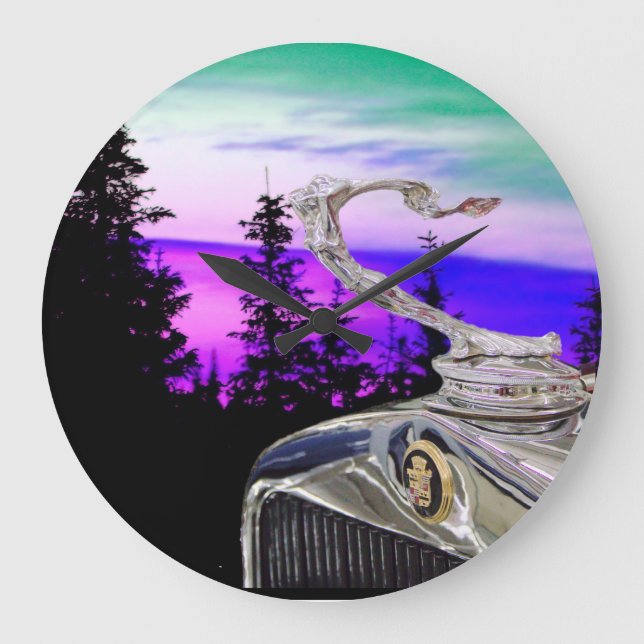 1928 Cadillac Town Car   Large Clock (Front)