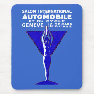 1928 Geneve Car and Motorcycle Show Mouse Pad