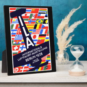 1928 International Air Show Plaque
