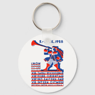 1928 Lwow Eastern International Fair Key Ring