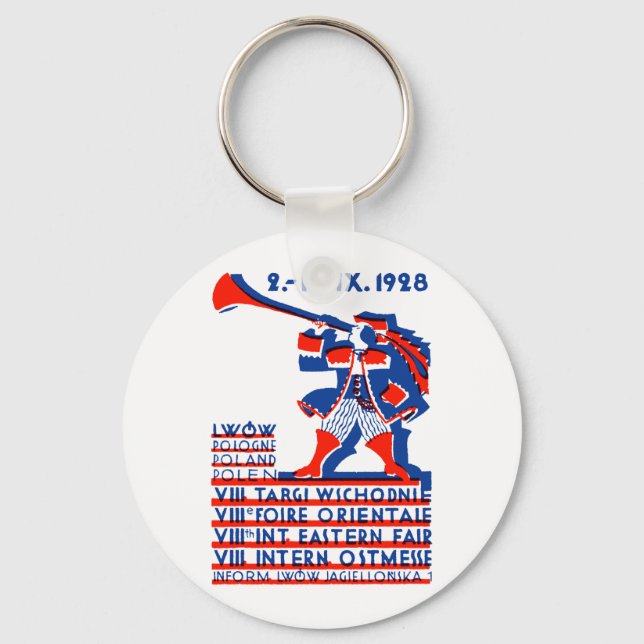 1928 Lwow Eastern International Fair Key Ring (Front)