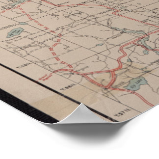 1928 Superior National Forest Map - BWCA Poster