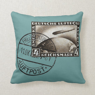 1928 Zeppelin Airmail Cushion