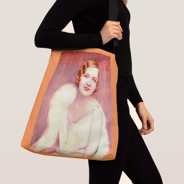  1928 Ziegfeld Theatre program cover Marilyn Mille Crossbody Bag (Close Up)