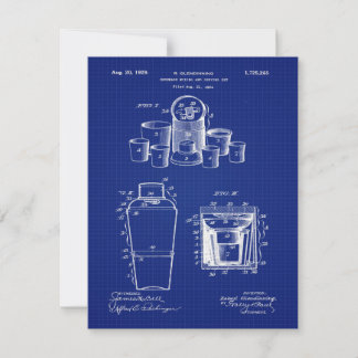 1929 Beverage Mixing Invitation