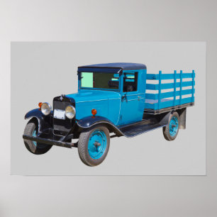 1929 Chevy 1 Tonne Stake Body Truck Poster