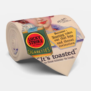 1929 Lucky Strike ad with Billie Burke Tie