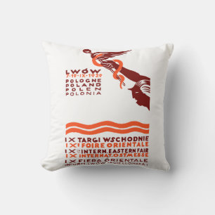 1929 Lwow Eastern International Fair Cushion