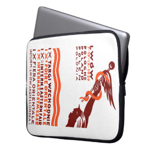 1929 Lwow Eastern International Fair Laptop Sleeve