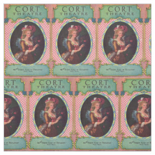 1930 Cort Theatre playbill cover Fabric