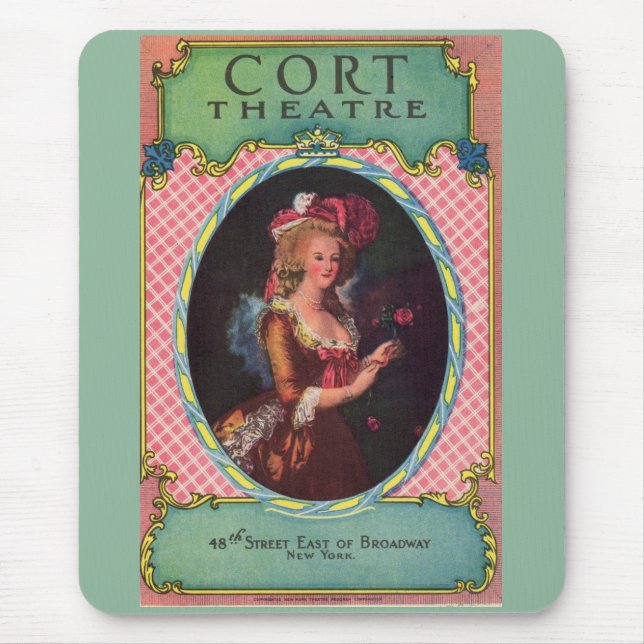 1930 Cort Theatre playbill cover Mouse Pad (Front)