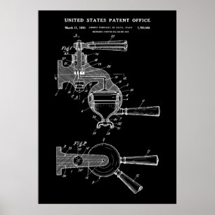 1930 ESPRESSO COFFEE MACHINE patent Poster