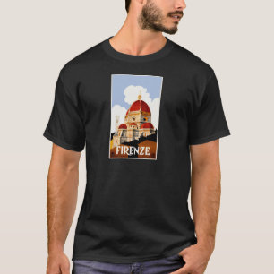 1930 Florence Italy Travel Poster T-Shirt