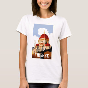 1930 Florence Italy Travel Poster T-Shirt