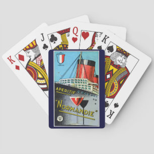 1930 French Apertif Normandie Playing Cards