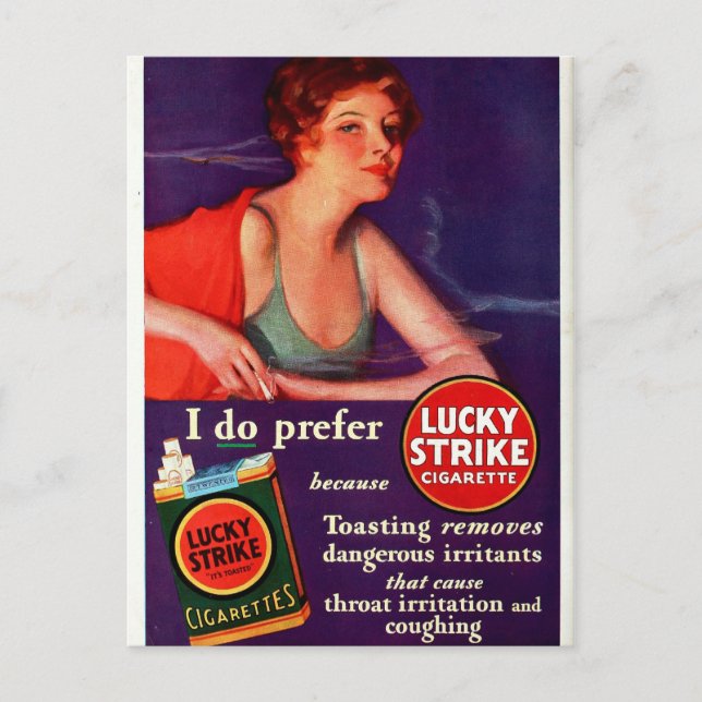 1930 Lucky Strike Postcard (Front)