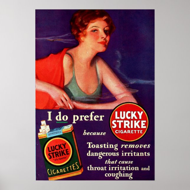 1930 Lucky Strike Poster (Front)