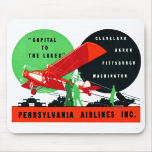 1930 Penn Airlines Poster Mouse Pad