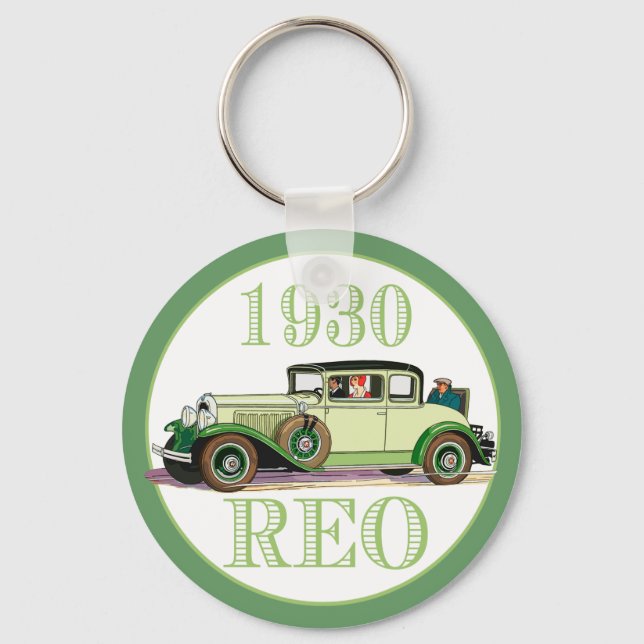 1930 REO Flying Cloud Model 20 Key Ring (Front)