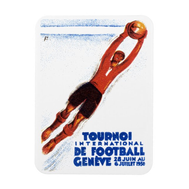 1930 Soccer Tournament Magnet (Vertical)