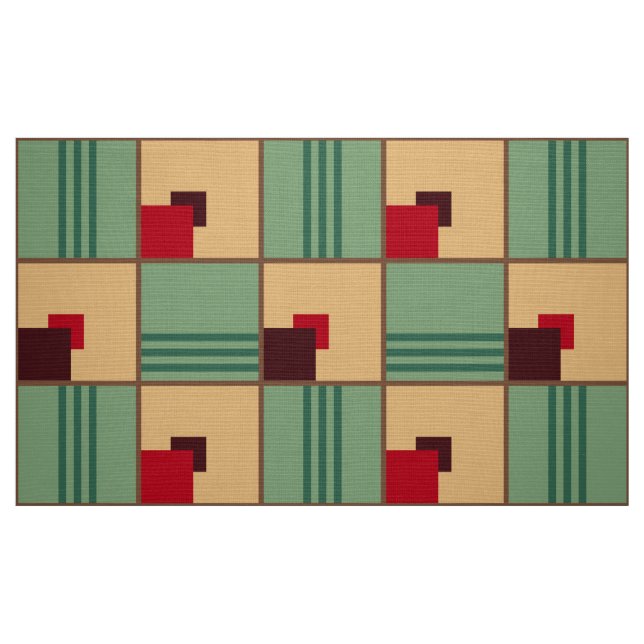 1930s Art Deco Design Fabric (Fat Quarter)