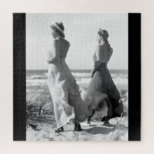 1930s Beach Pajamas Photo Jigsaw Puzzle