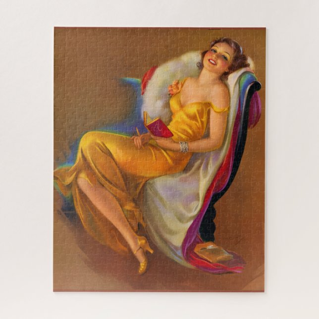 1930s beauty jigsaw puzzle (Vertical)