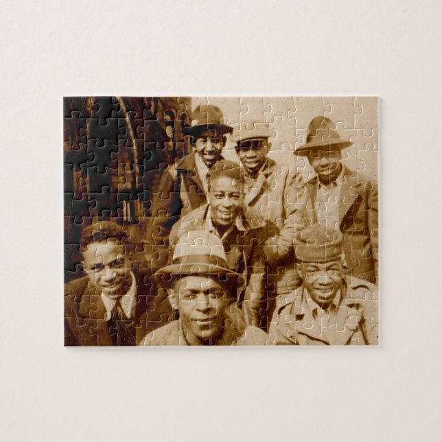 1930s boyz from the hood RPPC Jigsaw Puzzle (Horizontal)