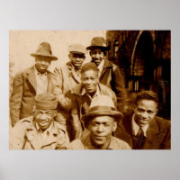 1930s boyz from the hood RPPC