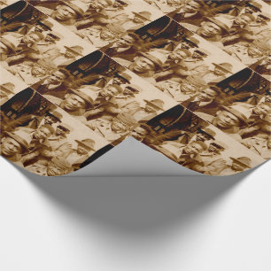 1930s boyz from the hood RPPC Wrapping Paper