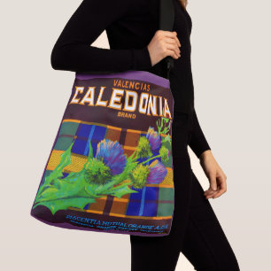 1930s Caledonia orange crate label Crossbody Bag