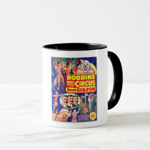 1930s CIRCUS PROGRAM COVER ART Mug