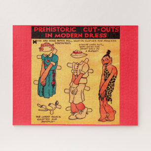 1930s comic strip paper doll Princess Wootietoot Jigsaw Puzzle