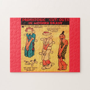1930s comic strip paper doll Princess Wootietoot Jigsaw Puzzle