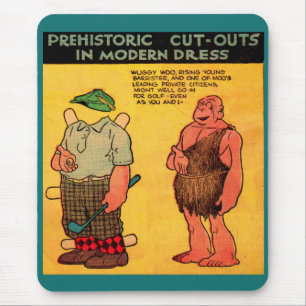 1930s comic strip paper doll Woogy Woo Mouse Pad