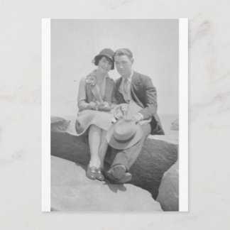 1930's Couple Postcard