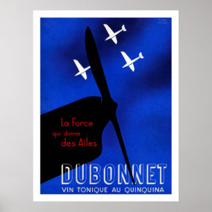 1930s Era Art Deco Aviation Poster