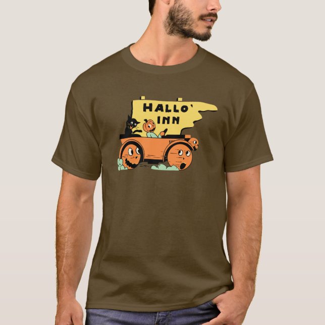 1930s Halloween Automobile T-Shirt (Front)