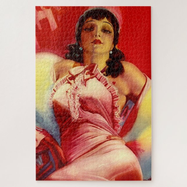 1930s hottie jigsaw puzzle (Vertical)